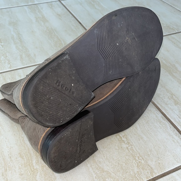 Roots Tribe Brown/Grey Boots Size 7 - Picture 5 of 9